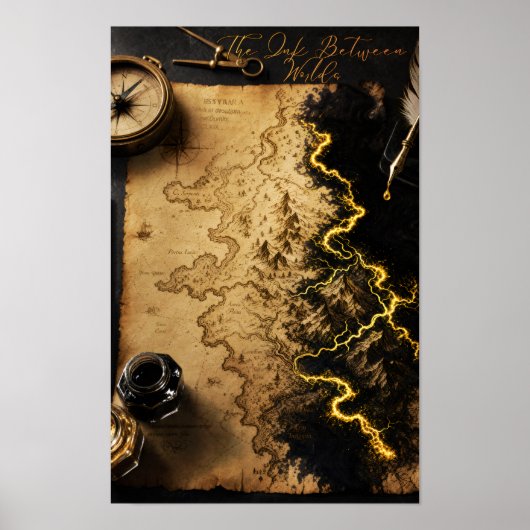 Affiche Édition Limitée de The Ink Between Worlds (Devant)