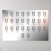 Affiche éducative avec alphabet Braille (Devant)
