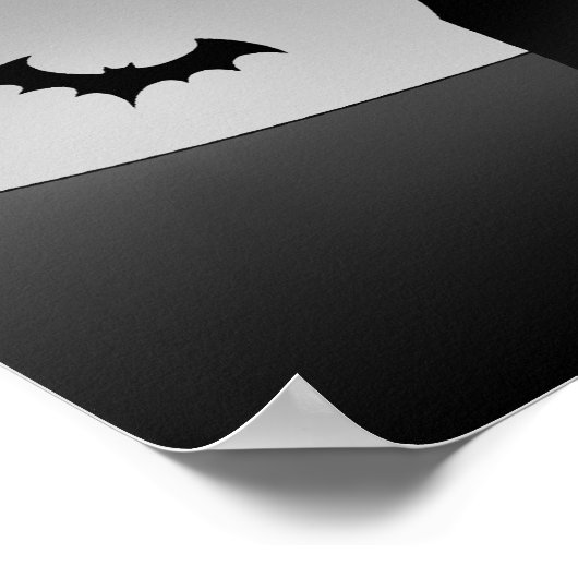 Affiche éffrayante d'halloween (Coin)