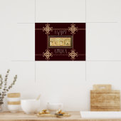 Affiche Égypte-Hiéroglyphes (Cuisine)