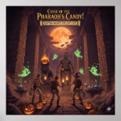 affiche égyptienne d'Halloween (Devant)