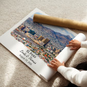 Affiche El Paso Texas, Aquarelle, Sur mesure