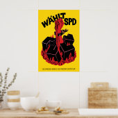 Affiche électorale allemande des années 1950 Plus  (Cuisine)