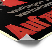 Affiche électorale allemande Zentrum Les non-élect (Coin)