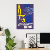 Affiche électorale CDU 1946 Exigez-vous (Bureau à domicile)