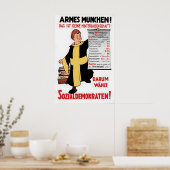 Affiche électorale des années 1920 Parti travailli (Cuisine)