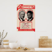 Affiche électorale du Parti communiste américain,  (Cuisine)