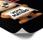 Affiche Électorale Du Vote Avec Une Baguette À Our (Coin)