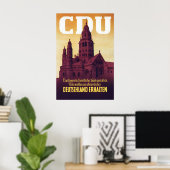 Affiche électorale fédérale CDU 1949 Préserver l'A (Bureau à domicile)