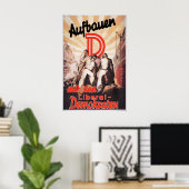 Affiche électorale RDA LDPD Reconstruire ! Votez l (Bureau à domicile)