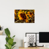 Affiche Élégance Tournesol (Bureau à domicile)