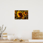 Affiche Élégance Tournesol (Cuisine)