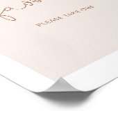 Affiche élégante d'arche d'automne, veuillez prend (Coin)