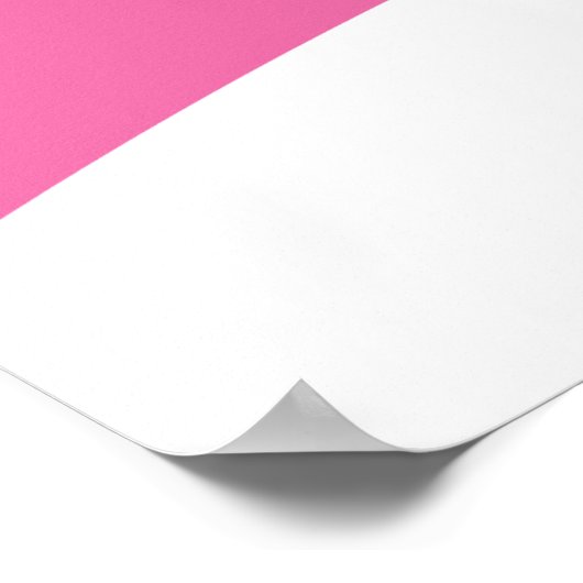 Affiche élégante de fête de mariage fuchsia (Coin)