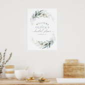 Affiche élégante de fiançailles avec poussière de  (Cuisine)