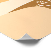 Affiche élégante de l'Orange Art numérique Beach S (Coin)