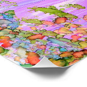 Affiche éléphante 20" x 20" (Coin)