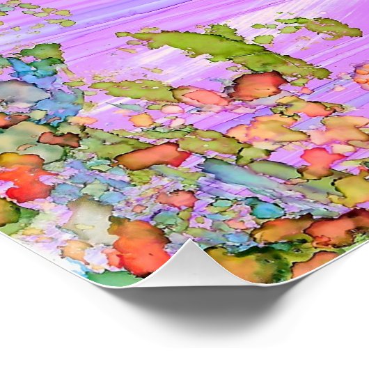 Affiche éléphante 20" x 20" (Coin)