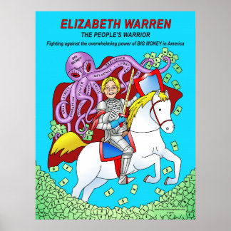 Affiche Elizabeth Warren