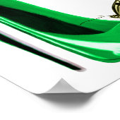 Affiche Emerald Green Stiletto et Butterfly Art (Coin)