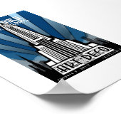 Affiche - Empire State Building Art Déco (Coin)