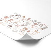 Affiche en anglais de l'alphabet neutre (Coin)