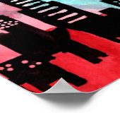 Affiche en aquarelle de Chicago (Coin)