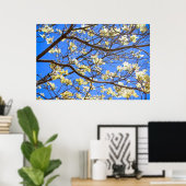 affiche en bois (Bureau à domicile)