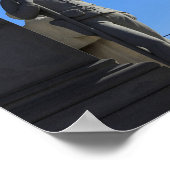 Affiche en bois de la statue du soldat américain (Coin)