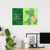 Affiche en crocodile de dessin (Bureau à domicile)