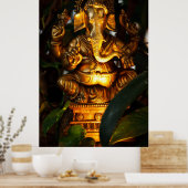affiche en or ganesha (Cuisine)