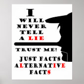 Affiche en papier de valeur de faits alternatifs L (Devant)