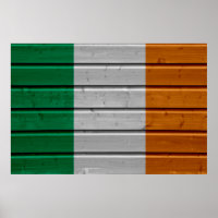 Affiche en plaine d'Irlande
