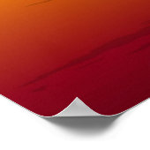 Affiche en silhouette palmier (Coin)