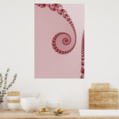 Affiche en spirale simple prune (Cuisine)