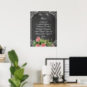 affiche en tableau, affiche mariage (Bureau à domicile)