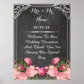 affiche en tableau, affiche mariage (Devant)