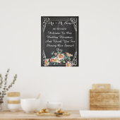 affiche en tableau, affiche mariage (Cuisine)
