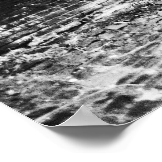 affiche en toile bleue - taille standard (Coin)