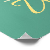 Affiche en verre blanc (Coin)