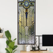 affiche en vitrail art déco FROM 8.99 (Bureau à domicile)
