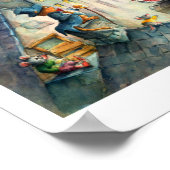 Affiche enfantine tapis volant (Coin)