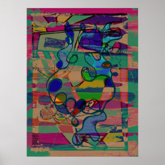 Affiche « Enticing Abstract » version alt 45 x 60 