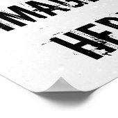 Affiche entièrement personnalisable (Coin)