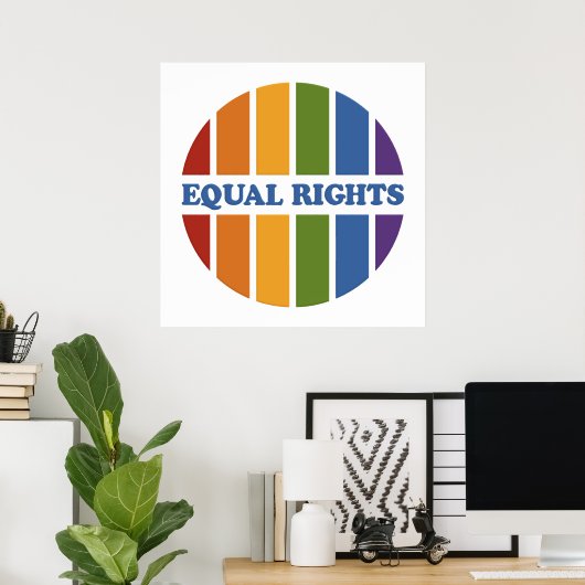 Affiche Equal Rights (Bureau à domicile)