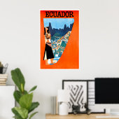Affiche Équateur (Bureau à domicile)