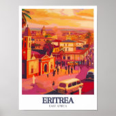 Affiche Érythrée - Impression de rue d'Asmara - Mu (Devant)