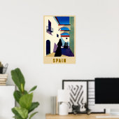 Affiche Espagne (Bureau à domicile)