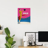 Affiche Espagne (Bureau à domicile)