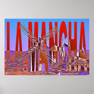 affiche espagne La Mancha